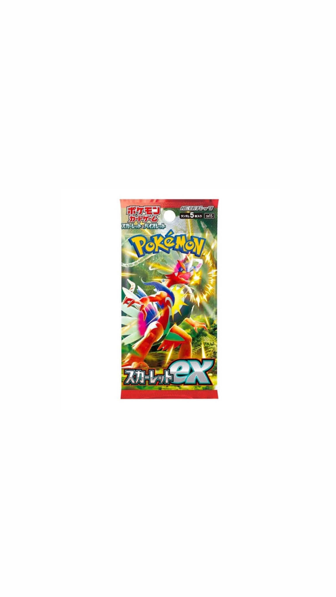 Bustina Singola Pokémon Scarlet ex - Jap